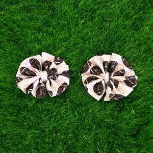 Elegant Brown and Cream Hair Accessories